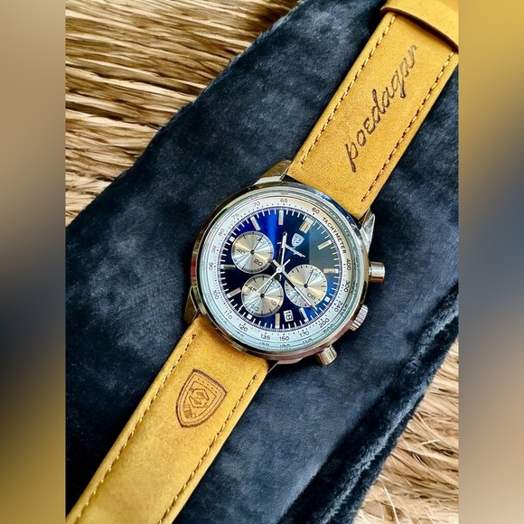 Other - POEDAGAR Luxury Waterproof Chronograph Luminous Men’s Wristwatch